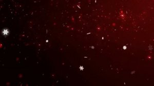 Видео фоном для ТВ в 4K снежинки без звука