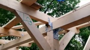 Односкатный навес!