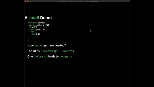 Start hunting the bugs - Mutation Testing смотреть онлайн