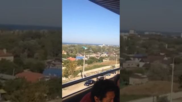 ДАНТВ life 2017:Утренняя Анапа и поселок Витязево. Вид с балкона.