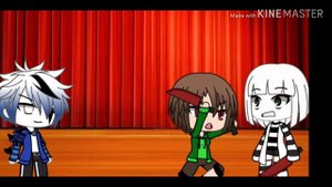 Gacha life Undertale Sans Vs Storyshift Chara singing battle