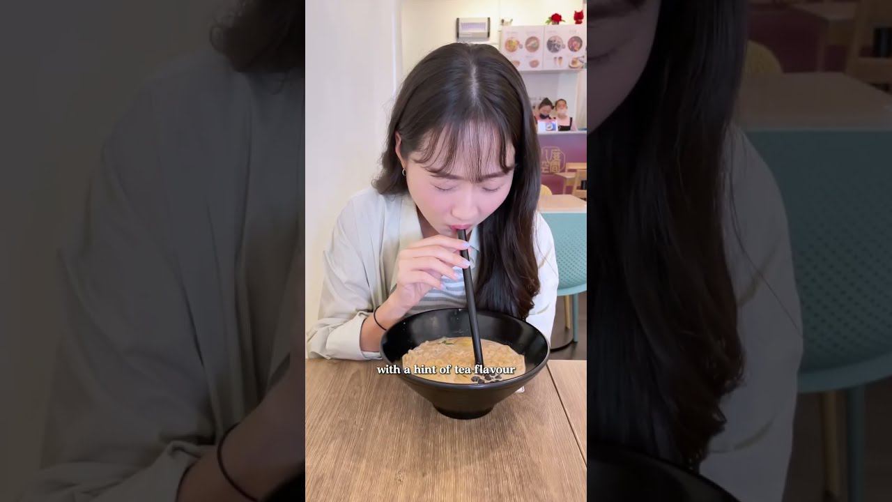 Проклято: в Сингапуре начали подавать бабл ти с раменом. смотреть онлайн