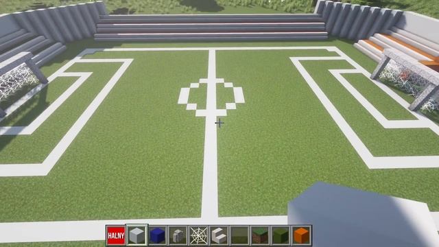 How to build a football stadium in minecraft смотреть онлайн