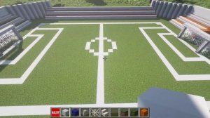 How to build a football stadium in minecraft