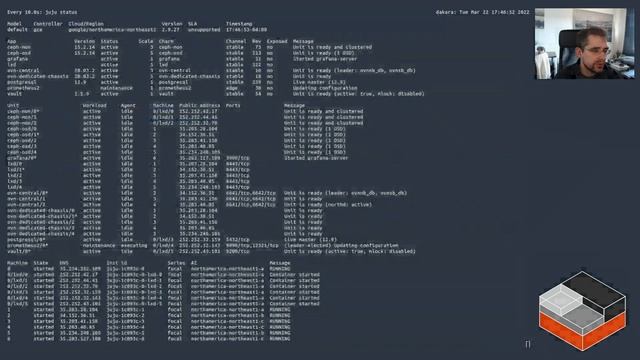 LXD cluster with Ceph, OVN and Grafana using Juju смотреть онлайн