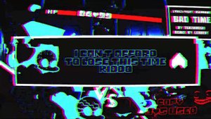 FNF Bad time with lyrics