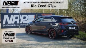 NAP Klappenauspuff ▶ Kia Ceed GT (CD) 2018/2019 - Soundcheck Vergleich zu Serie