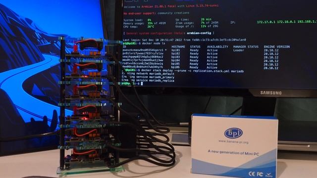 A Banana Pi M2 Zero cluster running MariaDB смотреть онлайн