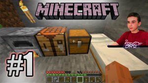НАЧИНАЕМ ВЫЖИВАНИЕ В МАЙНКРАФТ  Minecraft #1
