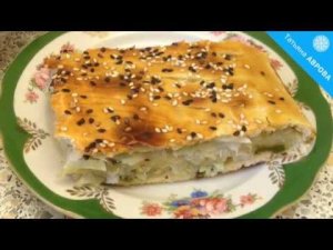 Пирог с капустой из теста на закваске/Sourdough cabbage pie