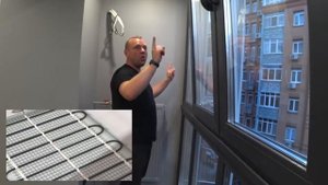 Батарея на лоджии. Ремонт квартиры.