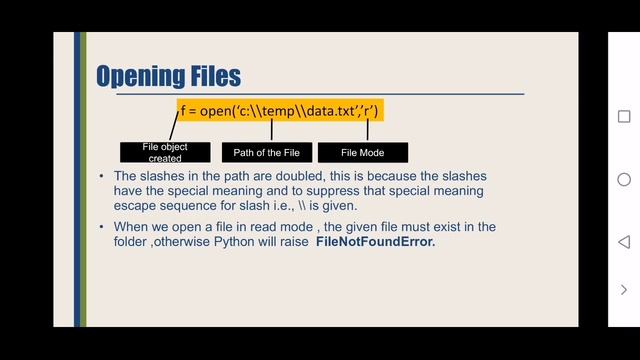 Data File Handling in Python - I