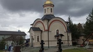 Лазарева Суббота Оптина Пустынь могила батюшки Илиодора.