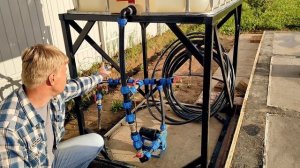 ЕВРОКУБ ДЛЯ ПОЛИВА. Очень простая система полива на 3 режима