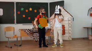 Инсценировкка сказки "Колобок" на новый лад. КГУ "Новоильиновская общеобразовательная школа "