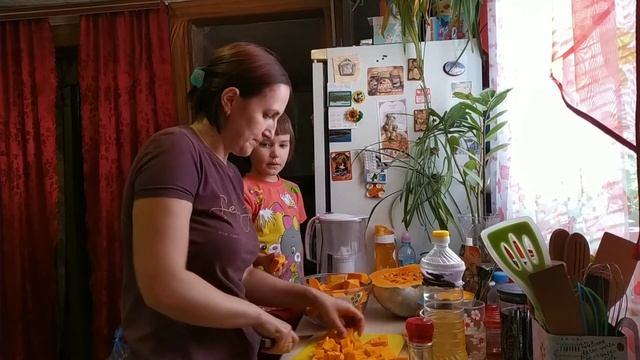 Тыква на гарнир/ прекрасная замена картофеля/ постное меню смотреть онлайн