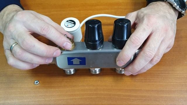 № 60. Шайба байпас для ограничения хода штока. Сброс лишнего тепла когда закрылись все контуры