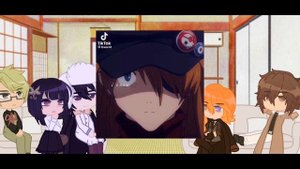 {Bungou Stray Dogs react to F!y/n as Asuka Langley}-{BSD x NGE}- {First video}