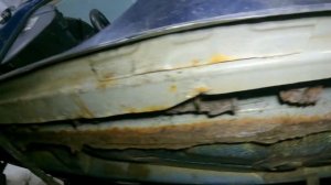 Подготовка Toyota Corolla  к переварке порогов