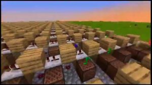 Музыка Санса на нотных блоках.