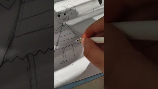 Как нарисовать милую девачку! смотреть онлайн