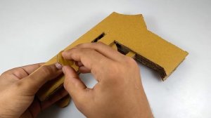 How to make toy gun pistol from cardboard ?