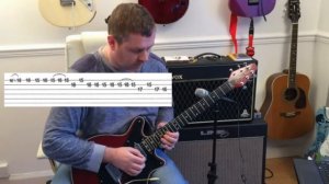 Queen - Bohemian Rhapsody - Guitar Solo Tutorial (Guitar Tab)