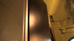Внутри тепловоза ТЭП70БС (с работающим двигателем)
