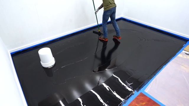Black & Gold Designer Epoxy Floor With Easy Epoxy Pigments | Upgrade Your Floors With This