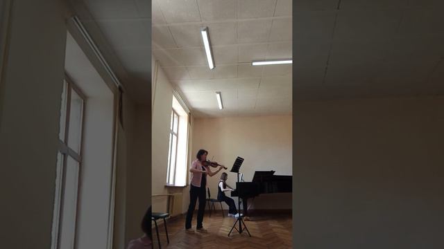 Бетховен. Соната для скрипки и фортепиано 2 ( часть 2) смотреть онлайн