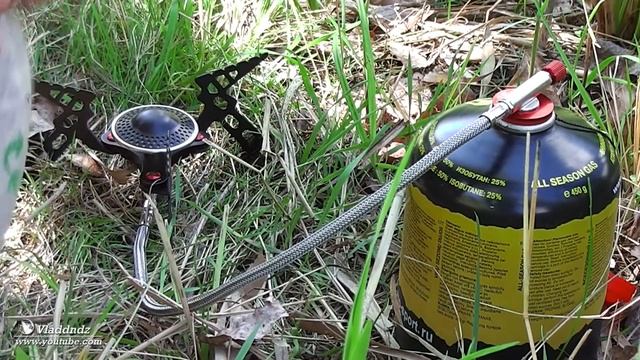 Полевая кухня (гарнир) + тесты котелка и новой газовой горелки. смотреть онлайн