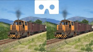 Derail Valley 3D VR video 3D SBS VR box google cardboard