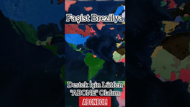 Faşist Brezilya Timelapse | Age of History 2