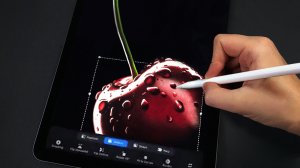 Реалистичная вишня в Procreate | Уроки рисования на iPad для начинающих