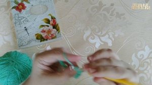 Узор ЗИГЗАГ/Вяжем плед узором зигзаг/Вязаный плед крючком