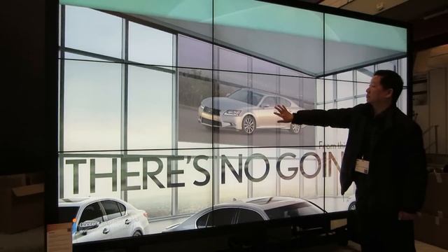ISE 2013: Lexus brochures on 3x3 4K video wall touch screen смотреть онлайн