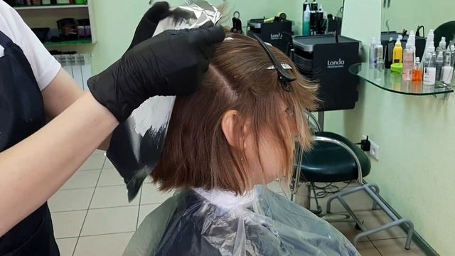 Мелирование слайсами. Быстрый и красивый вариант