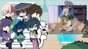 Genshin impact characters react to the twins l part2 l angst l f! mc