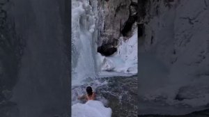 Аршан.Водопад зимой🧡