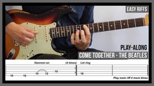 Easy Guitar Riffs - Come Together (TAB) - The Beatles