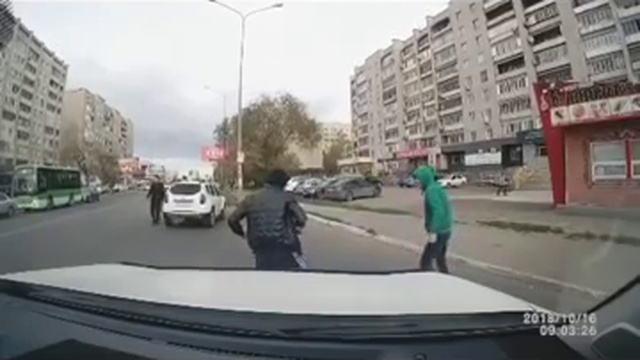 Суровые семипалатинские водители