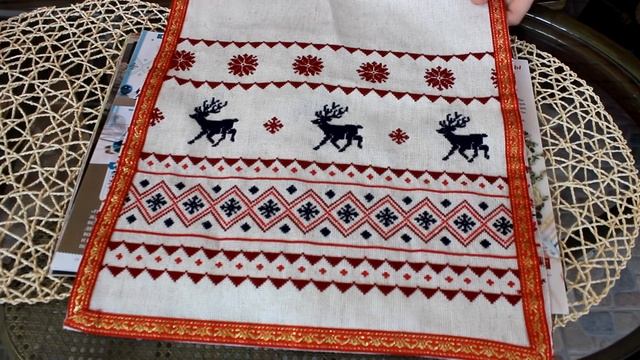 Вышивка крестом. Прикладная вышивка, готовые изделия.