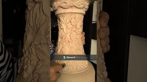 Самая большая деревянная ваза в мире из цельного куска дерева!(ясень, 162 см).