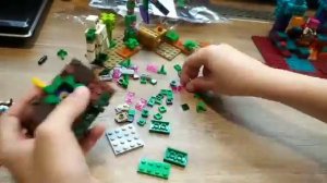 Собираю набор lego Minecraft "мерзость из джунглей" (21176) |ЭНЭЛОШКА майнкрафт