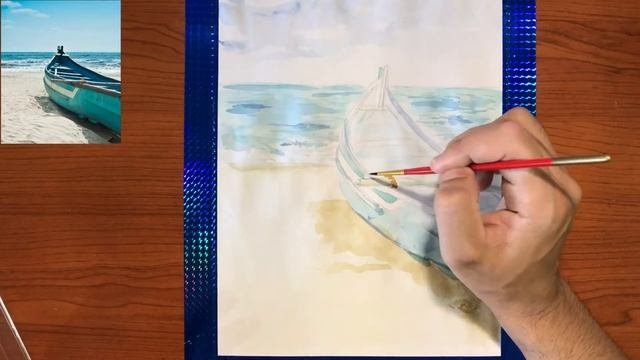 Акварель для начинающих//10 Как нарисовать//Просто рисуем//Уроки рисования.