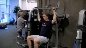 Techno Gym Vertical Traction Demonstration