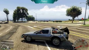 Gta 5 PC MODS - Back To The Future MOD, New Delorean Model, Amazing New Movie Car MOD