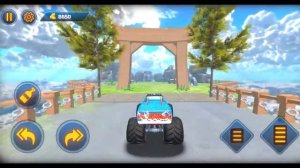 Mountain Climb Stunt : Off Road Car Racing Games | Monster Truck Stunt Games