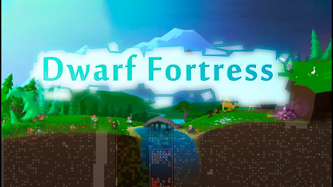 Серый учит меня играть в Dwarf Fortress ? Сложно!