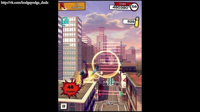 Spider-Man Unlimited играю #43 (мобильная версия) iOs смотреть онлайн